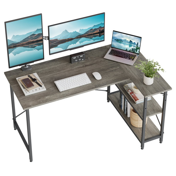 17 Stories Fortunato Reversible LShape Desk & Reviews Wayfair